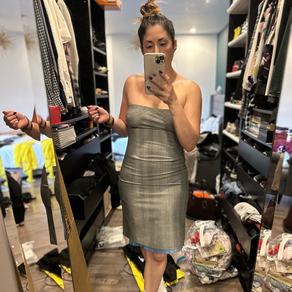 Tube top dress from the 2000’s